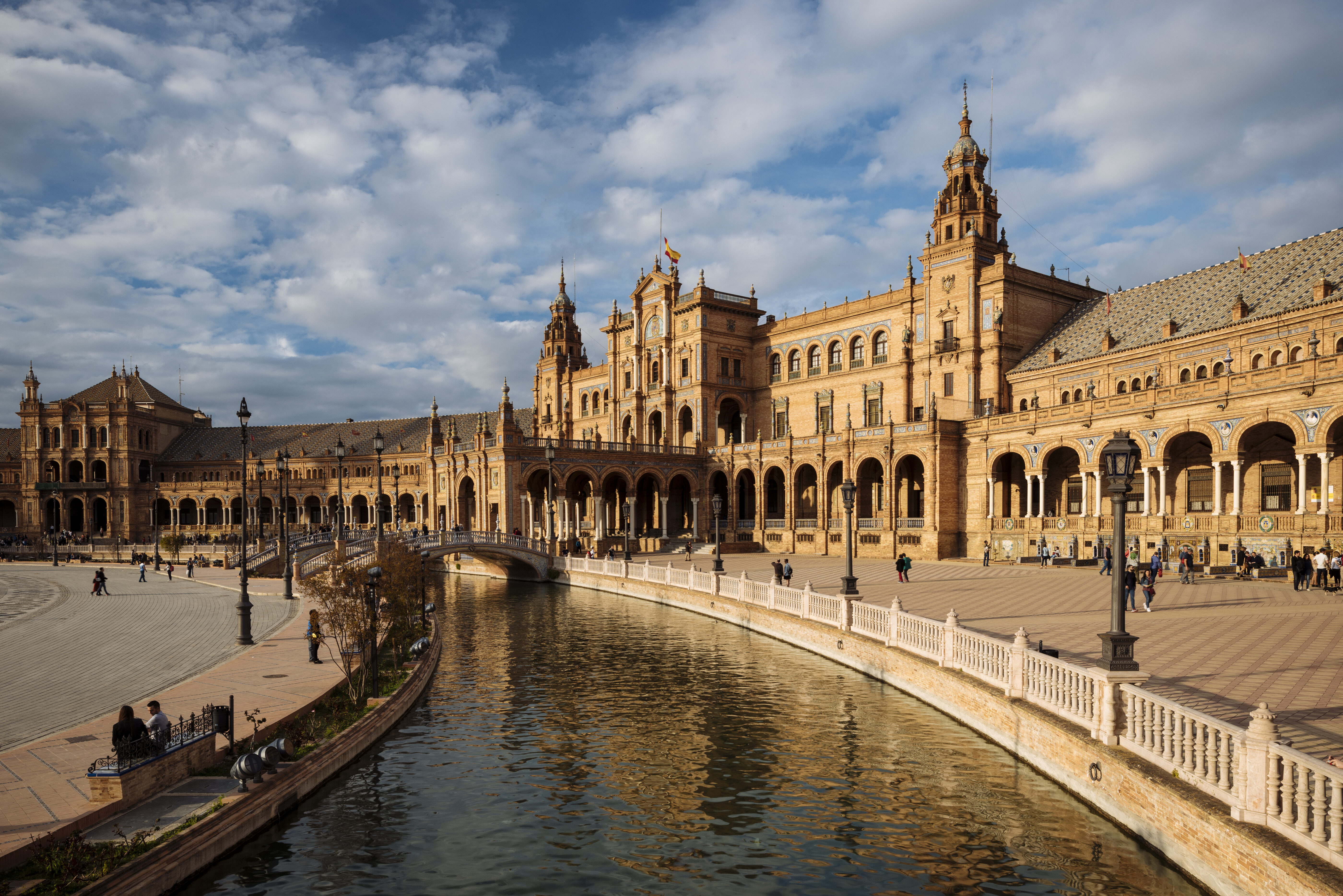 Spanish Plaza in Sevilla, Spain
