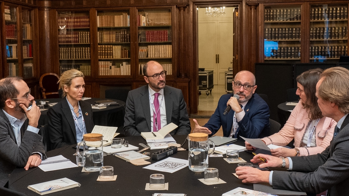 People around a round table