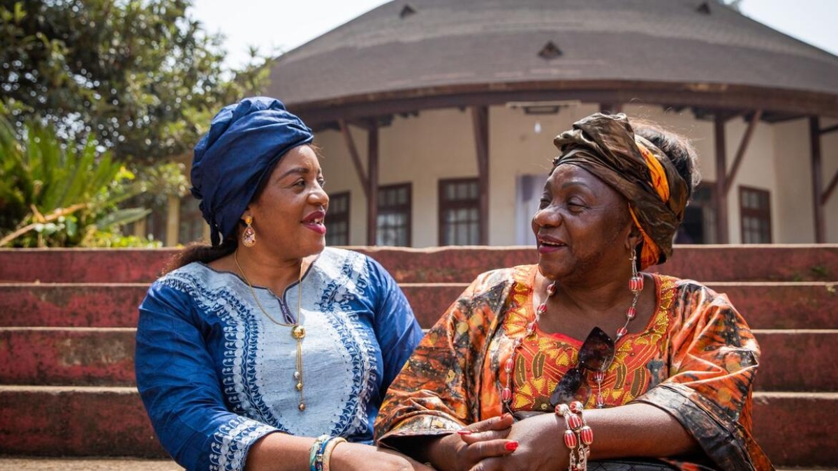 two women
