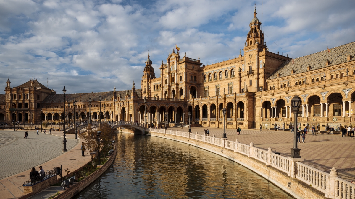 Spanish Plaza in Sevilla, Spain