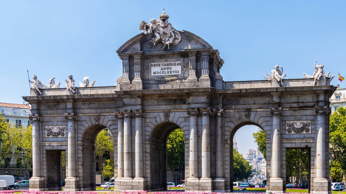 A view in Madrid