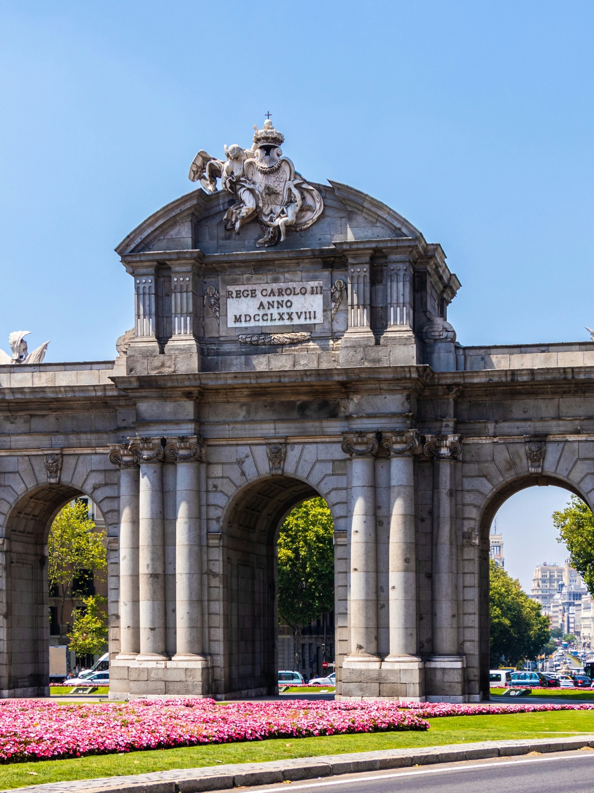 A view in Madrid